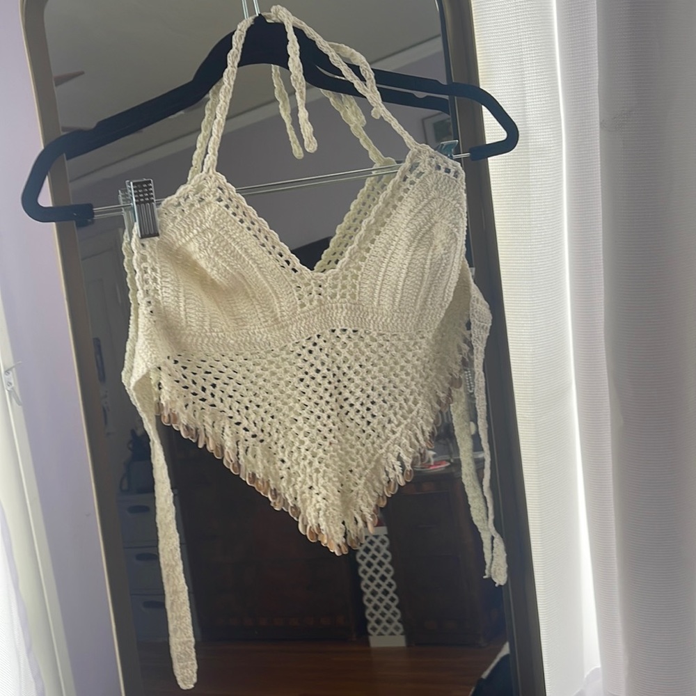 Knitted Island Crop Top XS/S